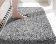 バスマット 足ふきマット 40×60cm 足拭き ふかふか 滑り止め 吸水 お風呂 バスルーム 脱衣所 浴室 洗面所 トイレ 玄関 フロアマット ドアマット キッチン 無地 単色 シンプル 室内 屋内