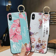 スマホケース スマホカバー ベルト付き 落下防止バンド iPhone 11 11Pro 11ProMax 12 12Pro 12ProMax 13 13Pro 13ProMax 横置き 動画鑑賞 花柄 フラワー ウサギ 蝶 ハイビスカス ボタニカル パイナップル ヒョウ イチゴ おしゃれ かわいい ロマンティック アイホン レディース アイフォン 携帯ケース 保護ケース 背面保護 傷防止