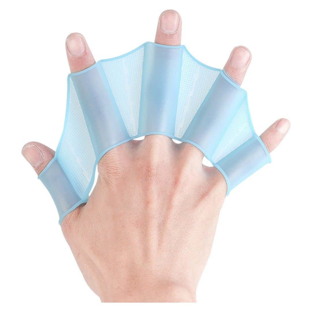 フィンガーパドル 左右セット 1ペア 水泳用パドル 水かき 手ひれ 指ひれ スポーツ用品 水泳用品 練習用具 シリコン プール スイミング サーフィン スキューバダイビング 水球 トレーニング