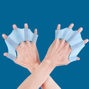 フィンガーパドル 左右セット 1ペア 水泳用パドル 水かき 手ひれ 指ひれ スポーツ用品 水泳用品 練習用具 シリコン プール スイミング サーフィン スキューバダイビング 水球 トレーニング