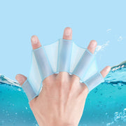 フィンガーパドル 左右セット 1ペア 水泳用パドル 水かき 手ひれ 指ひれ スポーツ用品 水泳用品 練習用具 シリコン プール スイミング サーフィン スキューバダイビング 水球 トレーニング