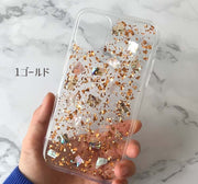 iPhoneケース iPhoneカバー スマホケース スマホカバー クリアケース ラメ キラキラ 背面保護 保護ケース アイフォンケース おしゃれ かわいい シンプル