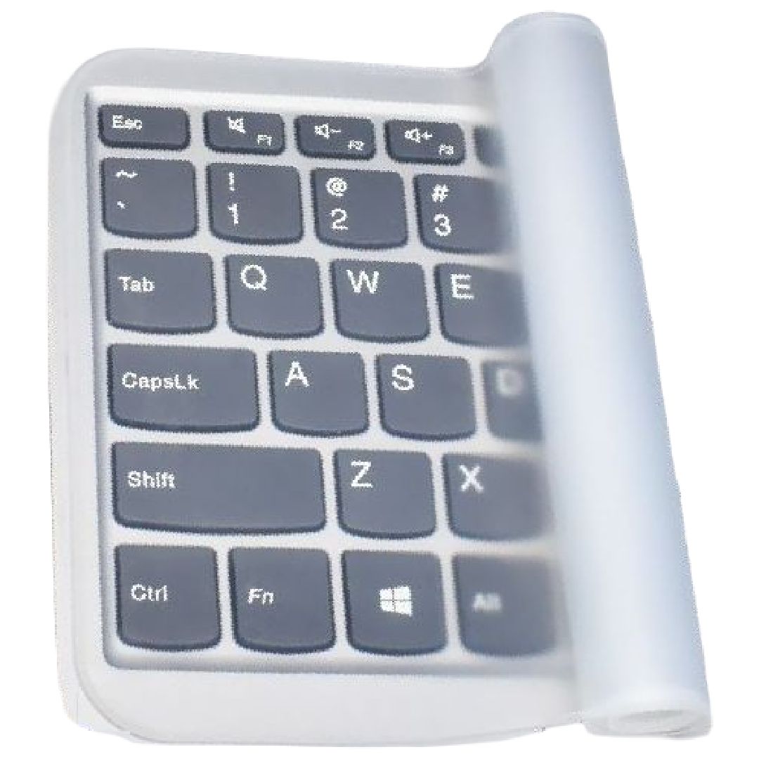 キーボードカバー ノートパソコン用 保護カバー ラップトップ用 シリコンカバー 半透明 防水 防塵 12-14インチ 15-17インチ PCアクセサリー クリア ピンク イエロー ブルー