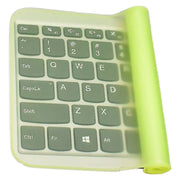 キーボードカバー ノートパソコン用 保護カバー ラップトップ用 シリコンカバー 半透明 防水 防塵 12-14インチ 15-17インチ PCアクセサリー クリア ピンク イエロー ブルー