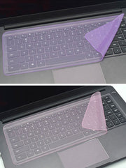 キーボードカバー ノートパソコン用 保護カバー ラップトップ用 シリコンカバー 半透明 防水 防塵 12-14インチ 15-17インチ PCアクセサリー クリア ピンク イエロー ブルー