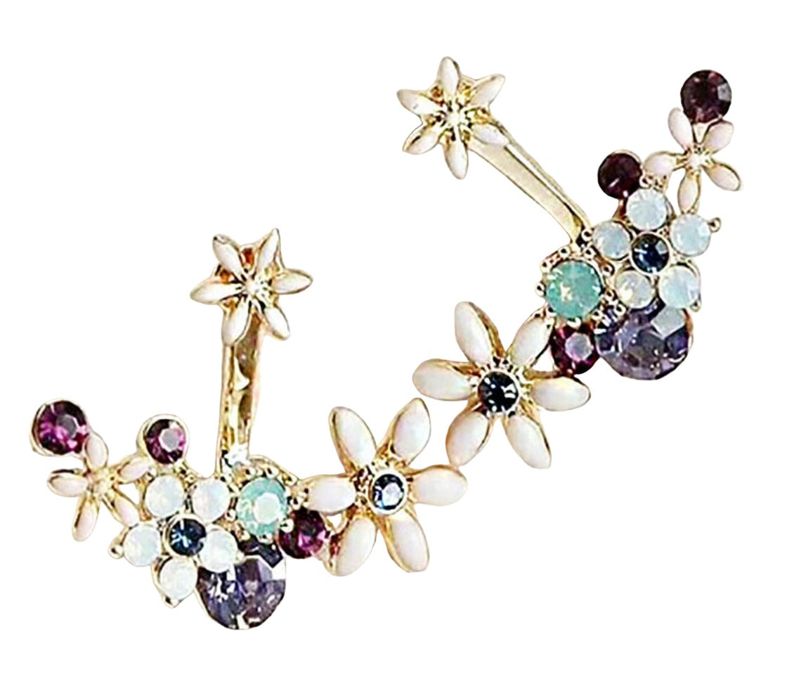 スタッドピアス バックキャッチピアス アクセサリー レディース 女性用 ファッション小物 フラワーモチーフ 花 おしゃれ 華やか プレゼント ギフト 誕生日 記念日