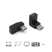 USB方向変換アダプタ L字型 L型 USB 3.0 アダプタ 方向変換 直角 90度 PC パソコン 左向き 右向き 上向き 下向き 角度 角度変換 便利