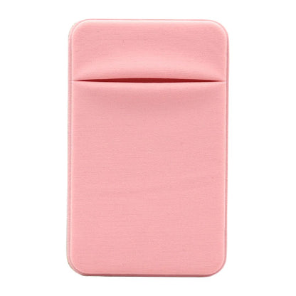 カード収納ポケット 背面ポケット スマホ用 携帯用 粘着式 カード入れ ライトピンク バリエーション画像