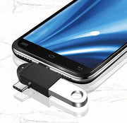 OTGケーブル 2in1 MicroUSB／Type-C to USB変換アダプター USB3.0 充電 通信 データ転送 スマホ タブレット