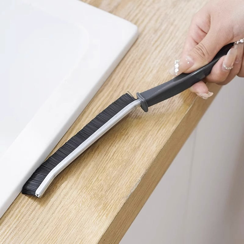 掃除用ブラシ 柄付き 2本セット 隙間 ブラシ サッシブラシ 商品画像3