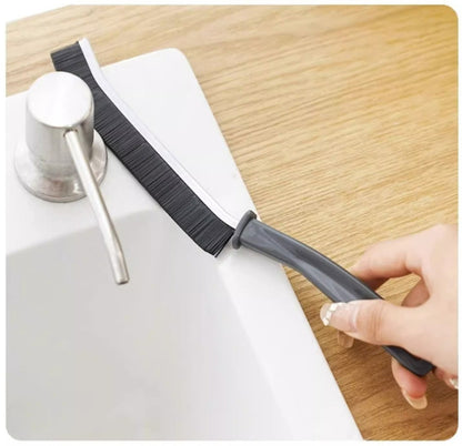 掃除用ブラシ 柄付き 2本セット 隙間 ブラシ サッシブラシ 商品画像5