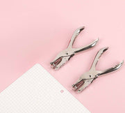 穴あけパンチ 1穴 3mm 6mm 丸穴 ハンディ 事務用品 文房具 文具 ファイリング 書類整理 まとめる 手持ち 穴あきパンチ ルーズリーフ 紙用 DIY ハンドメイド 便利 家庭 オフィス
