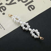 パール風チェーン アクセサリー素材 パーツ ハンドメイド 手芸 DIY 手作り フェイクパール パール調 ネックレス ピアス バッグ 衣服 キーホルダー ストラップ かわいい おしゃれ