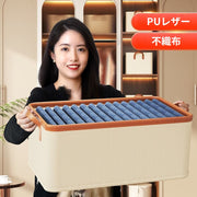 収納ボックス 収納ケース XL 2XL 大容量 取っ手付き 衣装ケース おもちゃ箱 折りたたみ 防塵 衣類 洋服 本 小物入れ