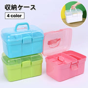 収納ケース 収納ボックス 小物入れ ボックス 持ち手付き ネイルグッズ 文具 小物 雑貨 収納グッズ 整理 整頓 机 デスク 卓上 シンプル