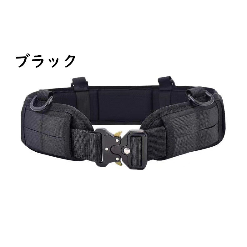 タクティカルベルト リガーベルト ナイロンベルト メンズ アウトドア 長さ調節可能 商品画像4