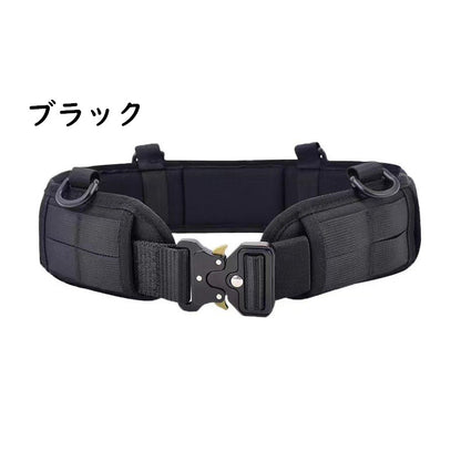 タクティカルベルト リガーベルト ナイロンベルト メンズ アウトドア 長さ調節可能 商品画像4
