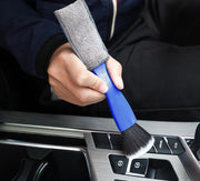 清掃ブラシ 2way 車用品 車内清掃 掃除 隙間掃除 ホコリ取り エアコン 吹き出し口 カー用品 クリーニング クリーナー クリーニングクロス 楽器清掃