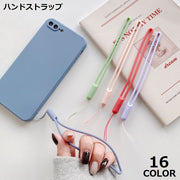 スマホストラップ ハンドストラップ リストストラップ 手首 落下防止 紛失防止 シリコン 柔らかい カメラ デジカメ キーホルダー