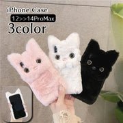スマホケース スマホカバー レディース iPhone 14 14Pro 14Plus 14ProMax 13 13Pro 13ProMax 13Mini ネコ 猫 ふわふわ もこもこ アイフォン 携帯ケース 保護ケース 背面保護 傷防止 おしゃれ かわいい 12 12Pro 12ProMax 12mini アイホン