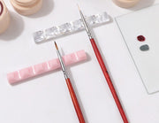 ネイルブラシスタンド ブラシホルダー 5本用 筆置き ネイル用品 ネイルアート ジェルネイル スリム シンプル メイクブラシホルダー 簡単 便利