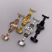 Dバックル バタフライバックル 尾錠 バックルのみ 金具 観音開き 両開き 腕時計交換部品 ウォッチパーツ 腕時計用アクセサリー メンズ レディース 女性 男性 腕時計用アタッチメント 時計関連グッズ ファッション小物