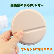 手鏡 ハンドミラー コンパクトミラー スタンド かがみ 鏡 ミラー ミニサイズ 持ち運び 持ち歩き 携帯用 化粧直し カバー付き 高級感