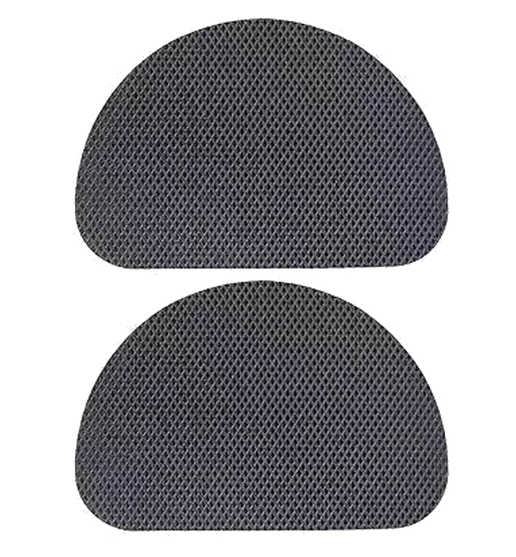 靴底用滑り止めパッド 2枚セット 1ペア 滑り止めステッカー インソール 靴ケア用品 靴アクセサリー 粘着式 つま先用 貼るだけ 楕円形 D型 半円形 ハイヒール パンプス スリップ対策