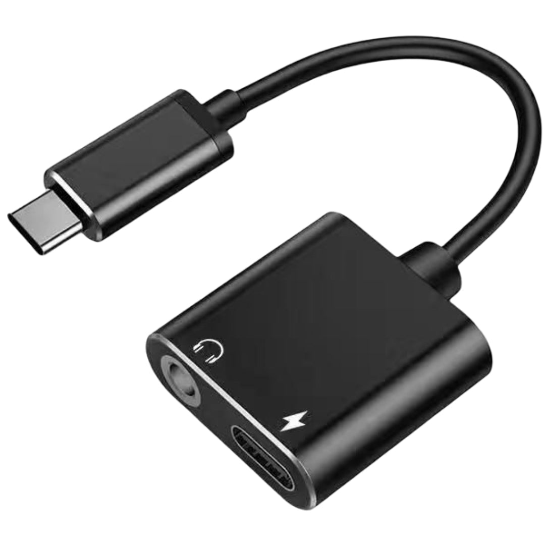 変換アダプター 変換ケーブル Type-C イヤホンジャック 3.5mm 2in1 同時 PD 充電しながら 音楽再生 通話可能