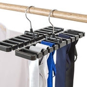 ベルトハンガー 10本収納 8本収納 単品 ネクタイハンガー ベルト収納 ネクタイ収納 ベルト掛け 吊り下げ 隙間収納 省スペース 生活雑貨 収納用品 クローゼット スッキリ 便利