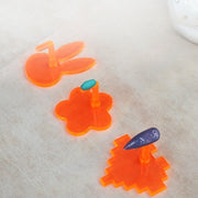 ネイルチップスタンド ネイル台 ネイル用品 チップスタンド 単品 1個 固定 組み立て式 マニキュア ネイル ネイルチップ ネイルアート ジェルネイル 練習用 ハート うさぎ 花 かわいい クリア 透明 おしゃれ