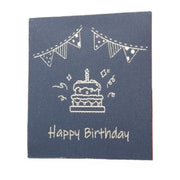 バースデーカード グリーティングカード 手紙 誕生日 HAPPYBIRTHDAY ポップアップ 飛び出す 立体 3Dケーキ 封筒付き メッセージカード かわいい おしゃれ キュート