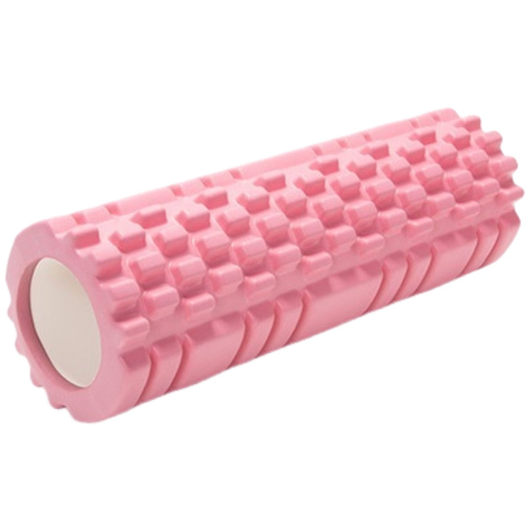 ストレッチローラー トレーニングローラー ヨガローラー キンマクリリース エクササイズ トレーニンググッズ ダイエット器具 筒状 凹凸 筋トレ ボディケア リラックス 足裏 背中 太もも 腰 おしゃれ かわいい おうちトレーニング 自宅 セルフケア ピンク 紫 青 黒