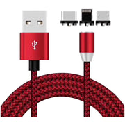 スマホ充電ケーブル iPhone充電ケーブル type-c ケーブル 1m USB接続 充電器 アイフォン用 スマートフォン用 片側充電 携帯アクセサリー 磁石