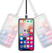 スマホ充電ケーブル iPhone充電ケーブル type-c ケーブル 1m USB接続 充電器 アイフォン用 スマートフォン用 片側充電 携帯アクセサリー 磁石
