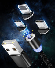 スマホ充電ケーブル iPhone充電ケーブル type-c ケーブル 1m USB接続 充電器 アイフォン用 スマートフォン用 片側充電 携帯アクセサリー 磁石