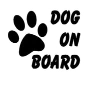 車用ステッカー カーステッカー デカール 英語 DOG ON BORD 犬の足跡 足あと ステッカー カッティングステッカー 自動車用 車用品 カー用品 外装 カーアクセサリー ドレスアップ デコレーション 単色 ソリッドカラー おしゃれ カスタム 傷隠し 可愛い かわいい 英字 アルファベット 白 黒