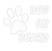 車用ステッカー カーステッカー デカール 英語 DOG ON BORD 犬の足跡 足あと ステッカー カッティングステッカー 自動車用 車用品 カー用品 外装 カーアクセサリー ドレスアップ デコレーション 単色 ソリッドカラー おしゃれ カスタム 傷隠し 可愛い かわいい 英字 アルファベット 白 黒