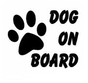 車用ステッカー カーステッカー デカール 英語 DOG ON BORD 犬の足跡 足あと ステッカー カッティングステッカー 自動車用 車用品 カー用品 外装 カーアクセサリー ドレスアップ デコレーション 単色 ソリッドカラー おしゃれ カスタム 傷隠し 可愛い かわいい 英字 アルファベット 白 黒