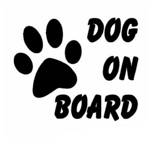 車用ステッカー カーステッカー デカール 英語 DOG ON 商品画像