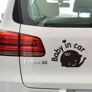 カーステッカー 車用ステッカー 車用シール シール Baby in car ベビーインカー 赤ちゃん ベビー 英字 カー用品 車用品