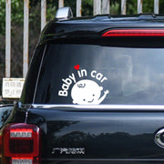 カーステッカー 車用ステッカー 車用シール シール Baby in car ベビーインカー 赤ちゃん ベビー 英字 カー用品 車用品