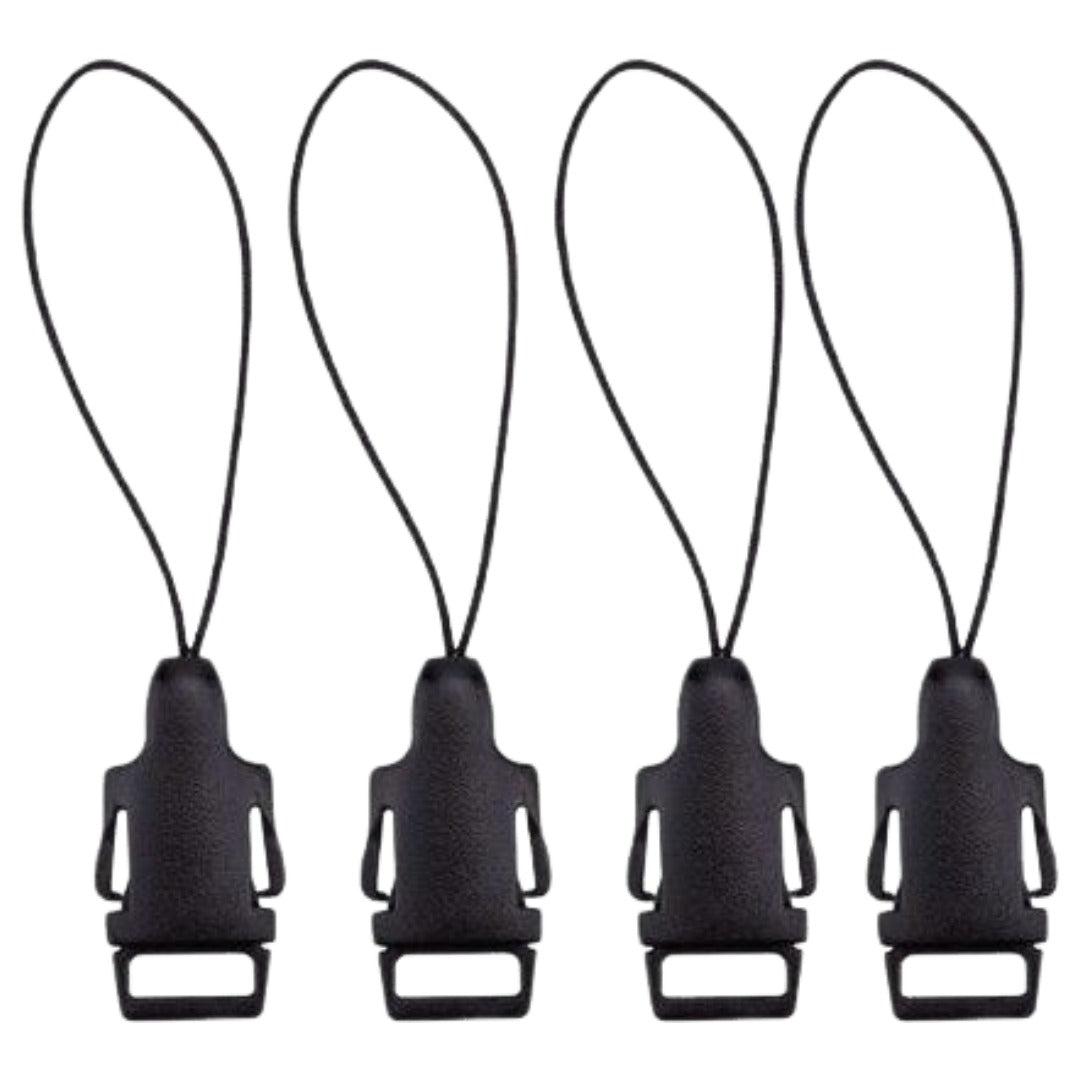 カメラストラップアジャスター 4個セット ストラップパーツ ミラーレスカメラ 取付部品 IDカード入れ カギ パーツ 着脱式 クイックバックル ワンタッチ