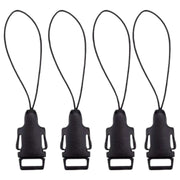 カメラストラップアジャスター 4個セット ストラップパーツ ミラーレスカメラ 取付部品 IDカード入れ カギ パーツ 着脱式 クイックバックル ワンタッチ