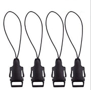 カメラストラップアジャスター 4個セット ストラップパーツ ミラーレスカメラ 取付部品 IDカード入れ カギ パーツ 着脱式 クイックバックル ワンタッチ