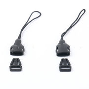カメラストラップアジャスター 4個セット ストラップパーツ ミラーレスカメラ 取付部品 IDカード入れ カギ パーツ 着脱式 クイックバックル ワンタッチ