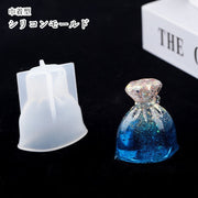 シリコンモールド レジン型 レジン雑貨 レジン用品 ハンドメイド雑貨 ハンドメイド用品 手芸雑貨 手芸用品 巾着型 きんちゃく型 袋型 半透明 ホワイト ユニーク ポップ かわいい キュート