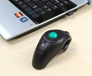 マウス トラックボールマウス ハンディトラックボールマウス グリップ型 センサー 両利き用 右利き用 左利き用 USB接続 ブラック