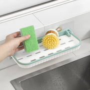 ウォールシェルフ 壁掛け収納ラック インテリア プラスチック 折りたたみ可能 粘着式 収納 整理 洗面所 バスルーム トイレ キッチン 便利 簡単 シンプル 無地 グレー 青 緑
