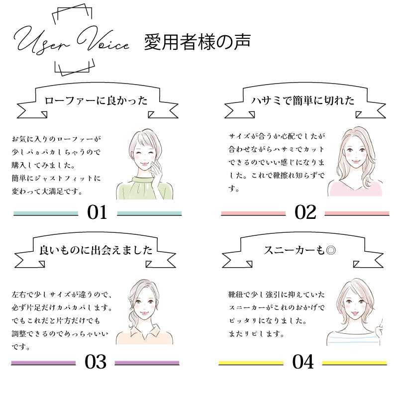 かかとパッド 2枚セット 靴擦れ サイズ調整 靴擦れ防止 インソール 商品画像5